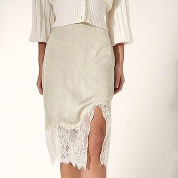 Wilfred Sonnet Skirt Green/Pink Floral 8 - Picture 1 of 11